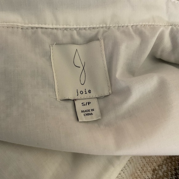 Joie Windowpane Plaid Woven Long Shirt Jacket Size Small - Picture 2 of 7